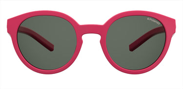 Girls Polaroid Eyeglasses: PLD 8019/S/SM - Pink - SpecSMART Eye Clinic (Front View)